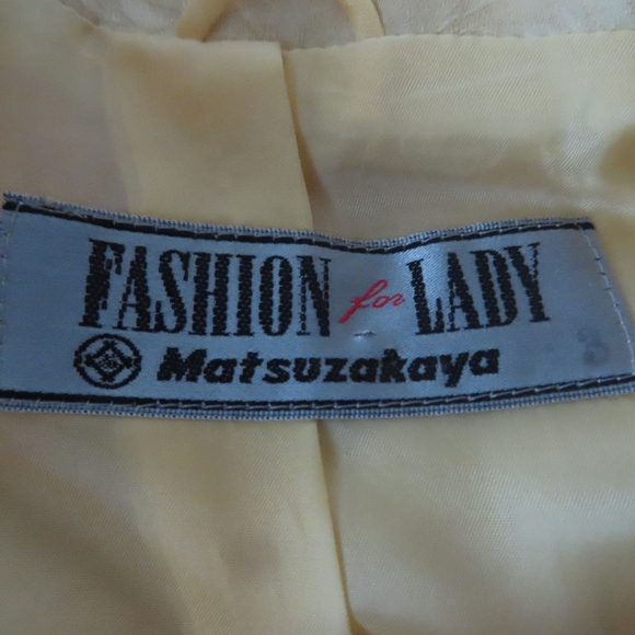 vintage rare 50s 60s Fashion for Lady Matsuzakaya silk suit sz 3 (Read) - Picture 5 of 10